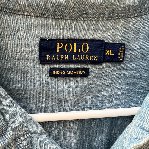 Ralph Lauren Polo Denim XL button up - Picture 3 of 3